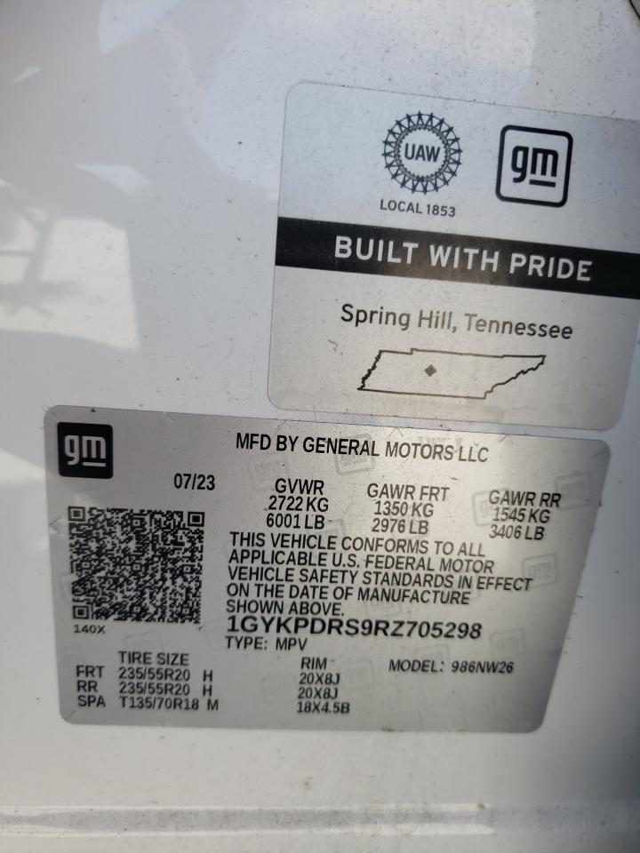 2024 Cadillac Xt6 Premium Luxury VIN: 1GYKPDRS9RZ705298 Lot: 63457805