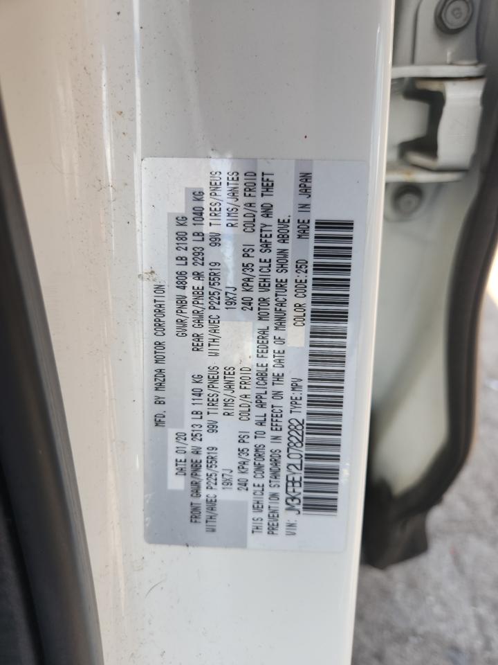 2020 Mazda Cx-5 Signature VIN: JM3KFBEY2L0782282 Lot: 64400045