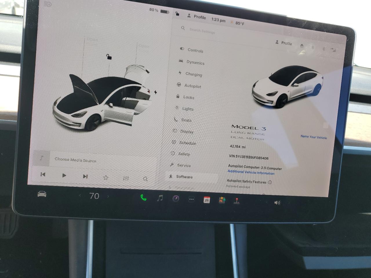 2018 Tesla Model 3 VIN: 5YJ3E1EB9JF085406 Lot: 66464945