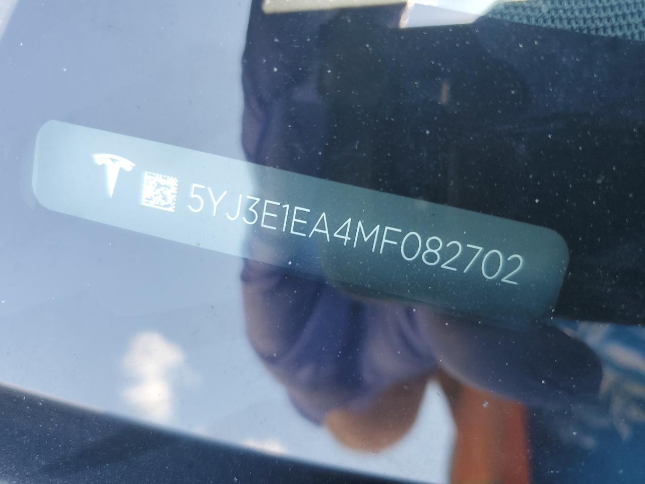2021 Tesla Model 3 VIN: 5YJ3E1EA4MF082702 Lot: 64495945