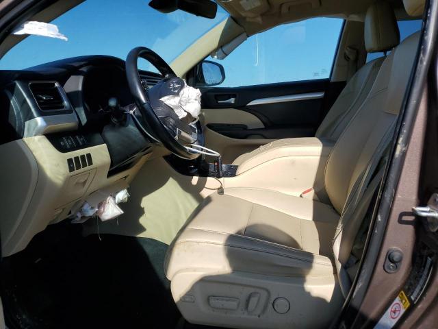  TOYOTA HIGHLANDER 2019 tan