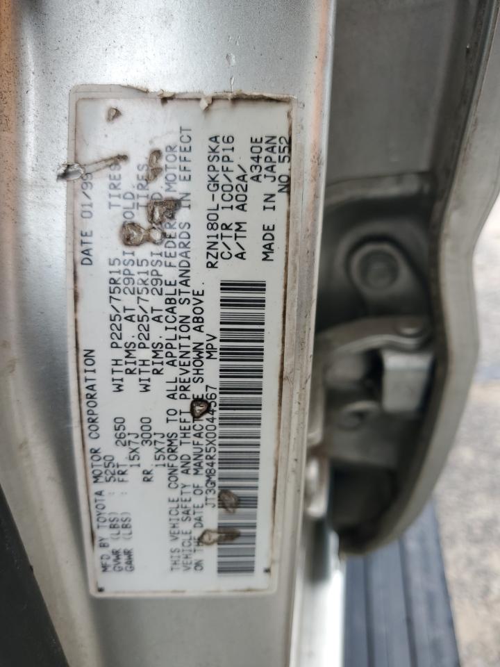 1999 Toyota 4Runner VIN: JT3GM84R5X0044567 Lot: 66592195