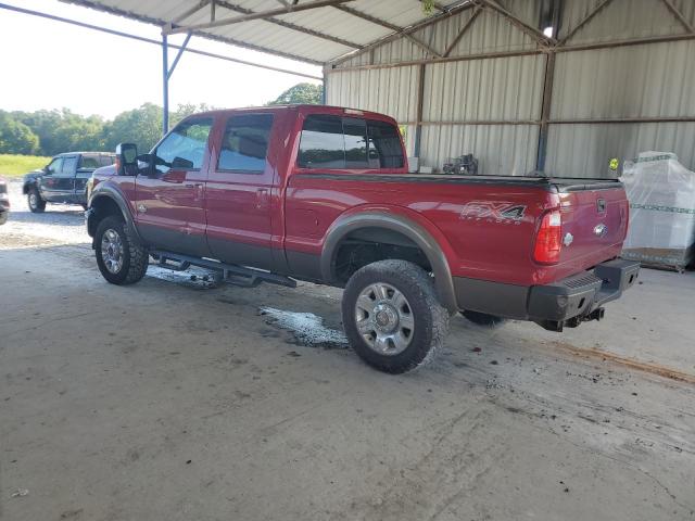  FORD F250 2016 Czerwony