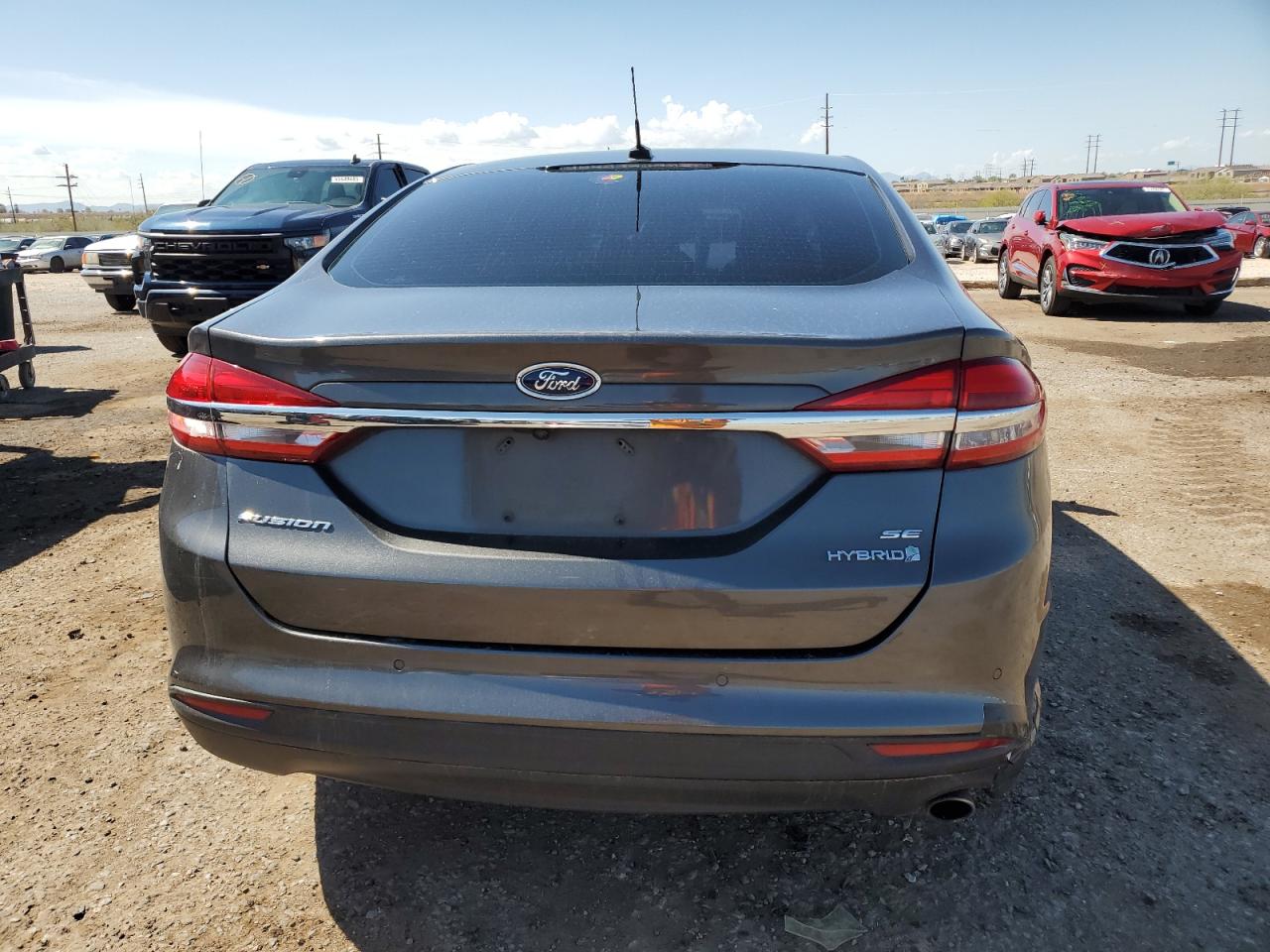 2018 Ford Fusion Se Hybrid VIN: 3FA6P0LU6JR137004 Lot: 64593135