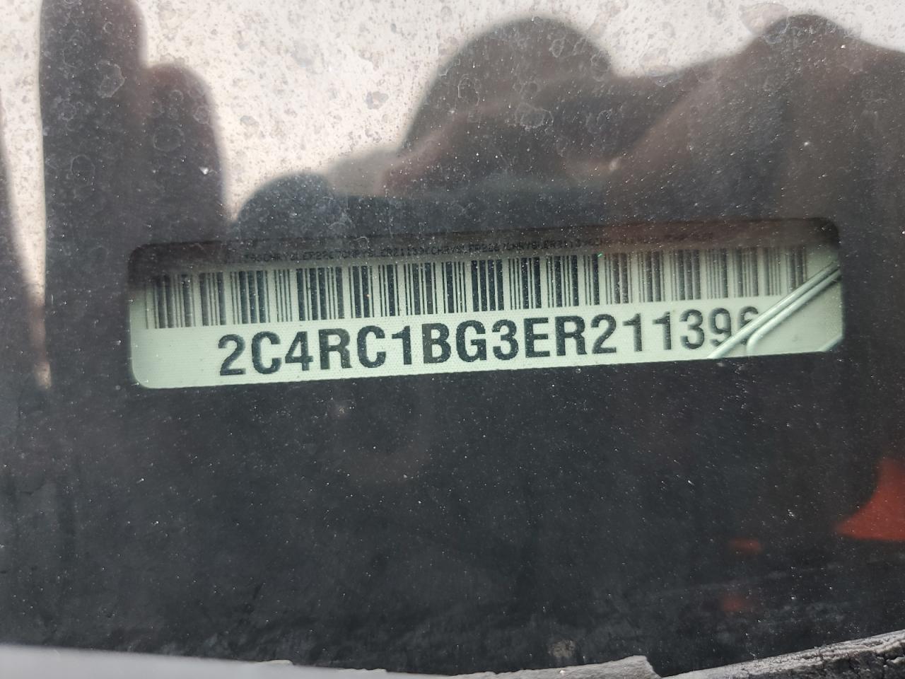 2014 Chrysler Town & Country Touring VIN: 2C4RC1BG3ER211396 Lot: 65449075
