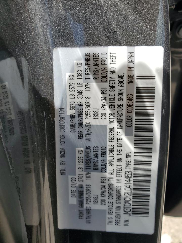 2020 Mazda Cx-9 Touring VIN: JM3TCACY2L0414453 Lot: 63451845