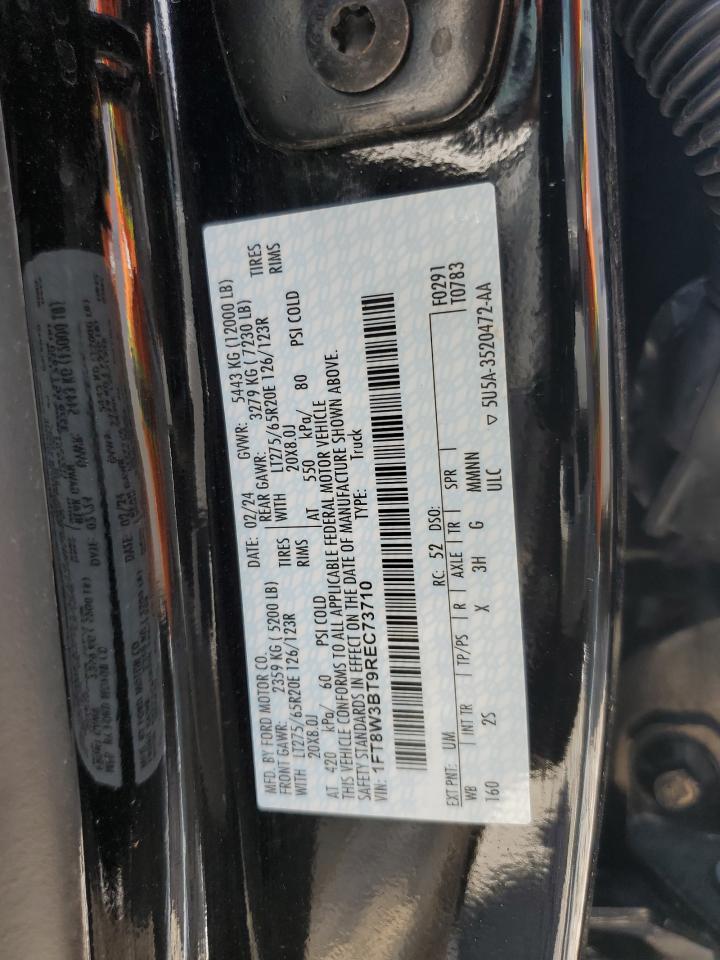 2024 Ford F350 Super Duty VIN: 1FT8W3BT9REC73710 Lot: 66255735