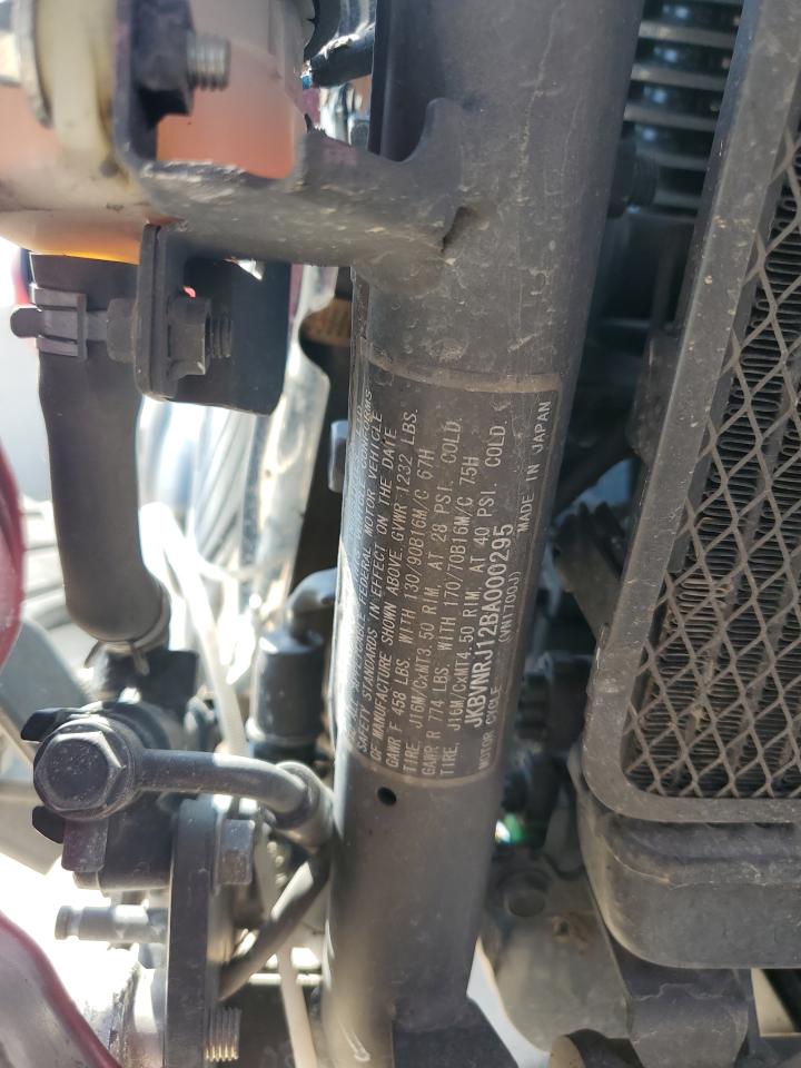 jkbvnrj12ba000295 JKBVNRJ12BA000295 2011 Kawasaki Vn1700 J