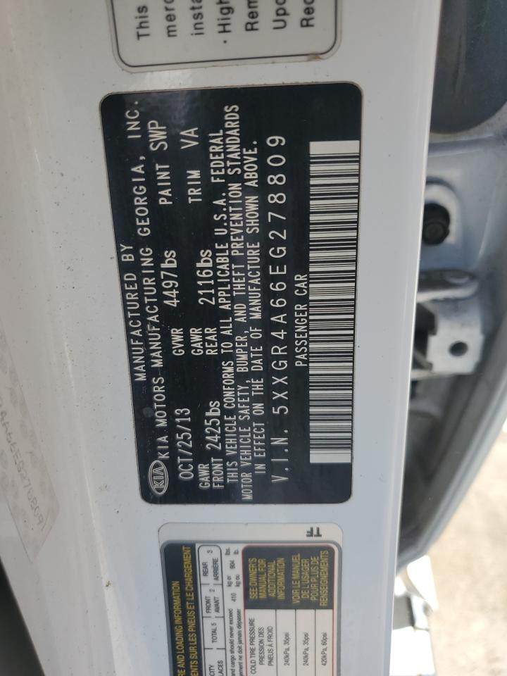 2014 Kia Optima Sx VIN: 5XXGR4A66EG278809 Lot: 64377105