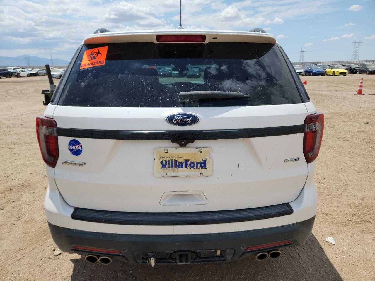 2018 Ford Explorer Sport VIN: 1FM5K8GTXJGB89887 Lot: 65652625