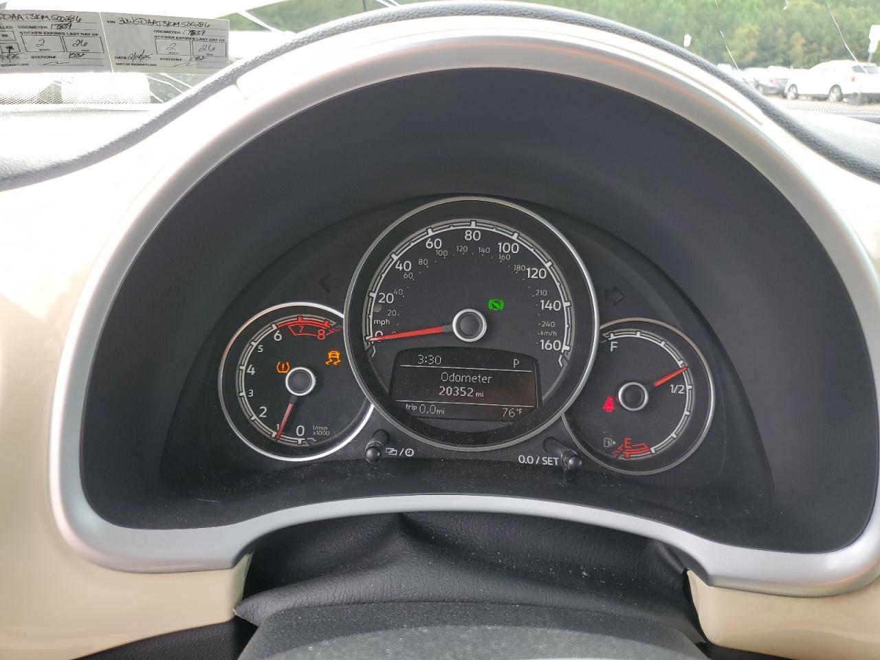 2019 Volkswagen Beetle S VIN: 3VW5DAAT3KM500286 Lot: 63219395