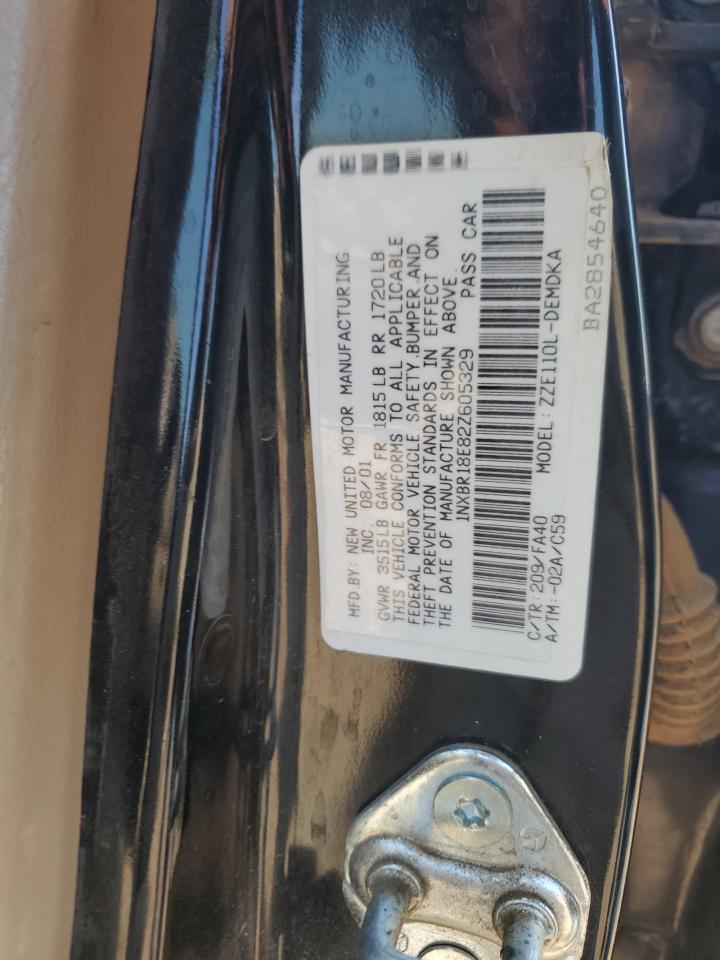 1nxbr18e82z605329 1NXBR18E82Z605329 2002 Toyota Corolla Ce