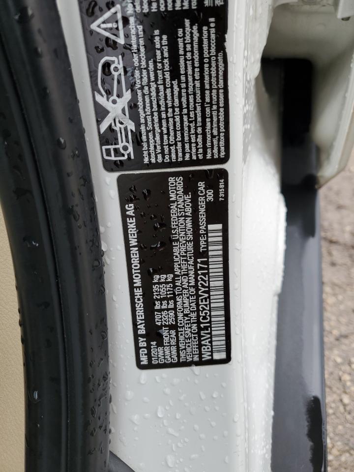 2014 BMW X1 xDrive28I VIN: WBAVL1C52EVY22171 Lot: 61265675