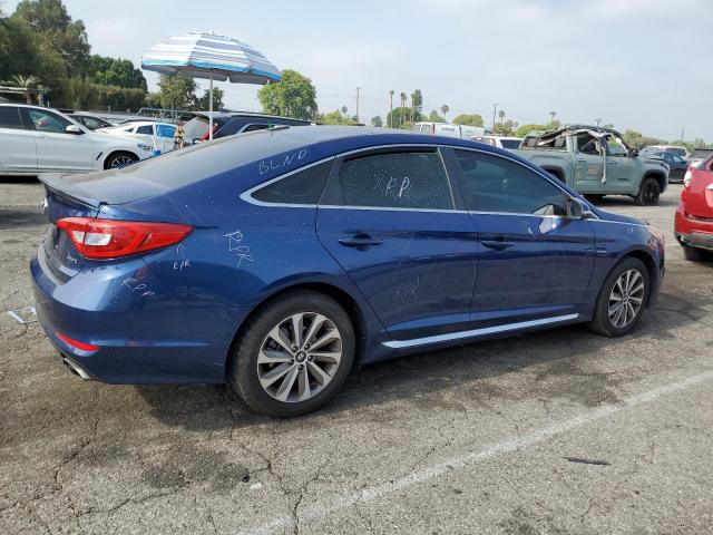 Sedans HYUNDAI SONATA 2015 Granatowy