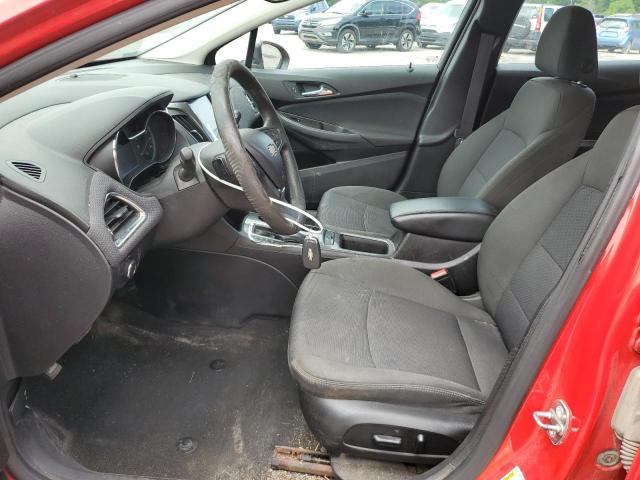  CHEVROLET CRUZE 2017 Czerwony