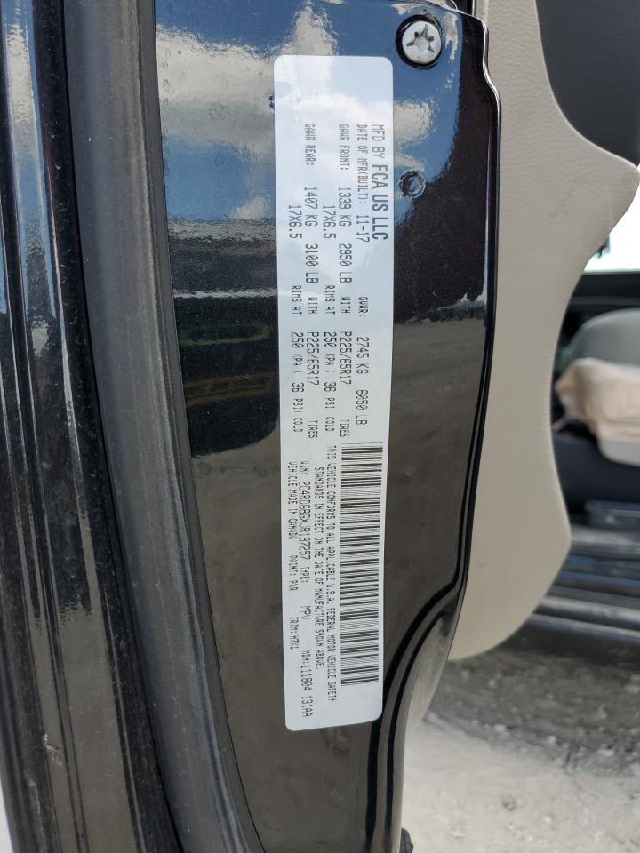 2018 Dodge Grand Caravan Se VIN: 2C4RDGBGXJR137257 Lot: 64978775