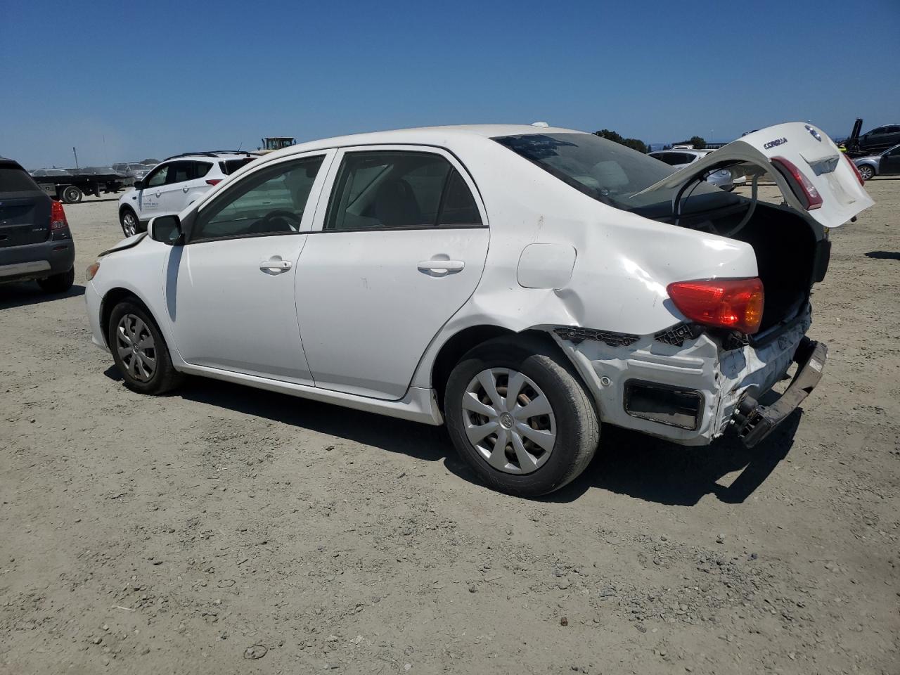 2010 Toyota Corolla Base white sedan gas JTDBU4EE5AJ063261 photo #3