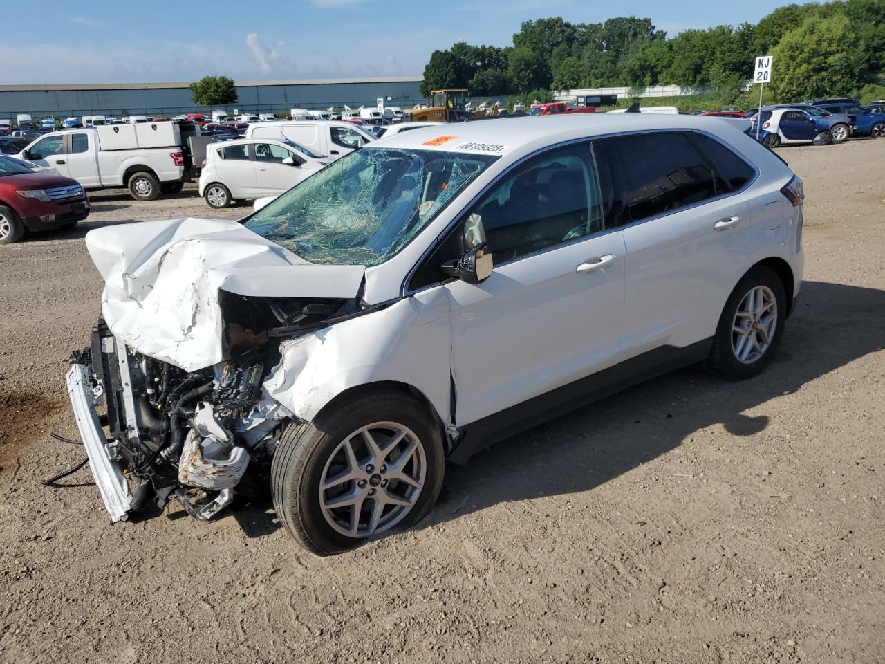 2023 Ford Edge Sel white null gas 2FMPK4J93PBA56306 photo #1