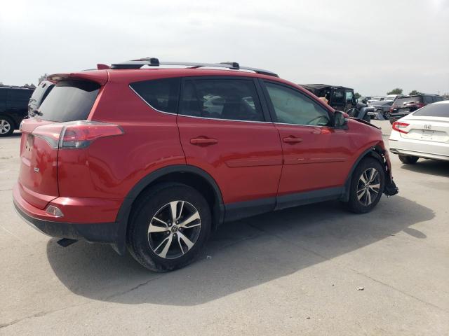 Parquets TOYOTA RAV4 2017 Czerwony