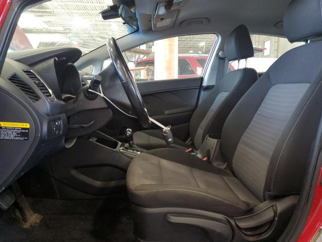  KIA FORTE 2017 Czerwony