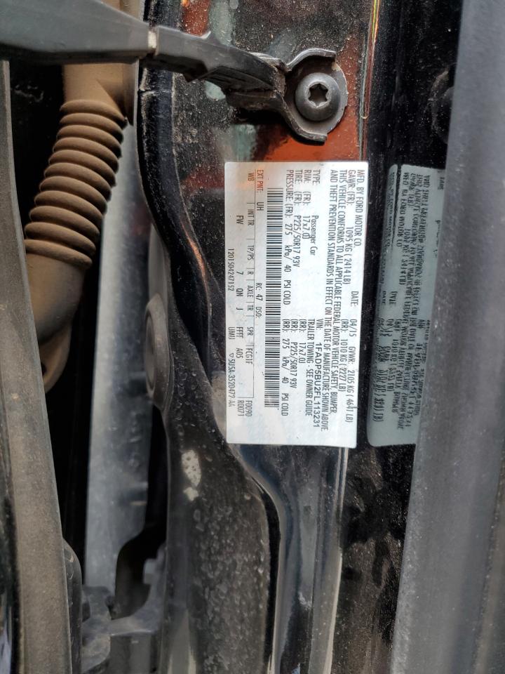 2015 Ford C-Max Sel VIN: 1FADP5BU2FL113231 Lot: 65473395