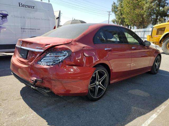  MERCEDES-BENZ C-CLASS 2017 Burgundy