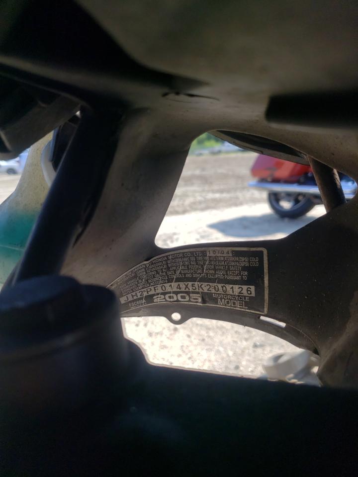 2005 Honda Fsc600 A VIN: JH2PF014X5K200126 Lot: 63764985