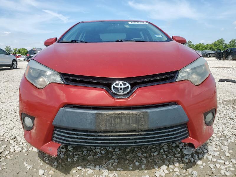  TOYOTA COROLLA 2014 Czerwony