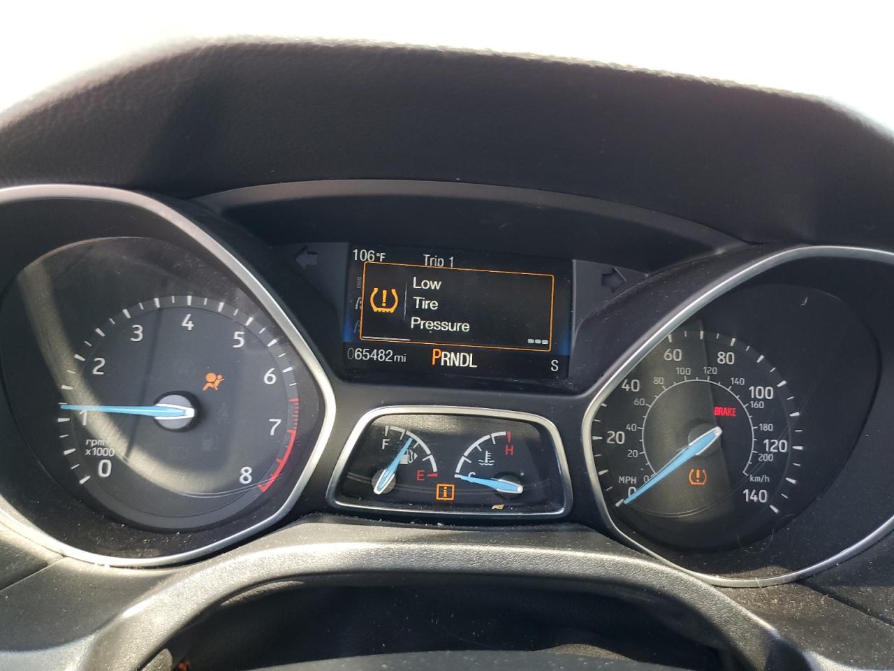 2017 Ford Focus Se VIN: 1FADP3F2XHL296801 Lot: 64671445