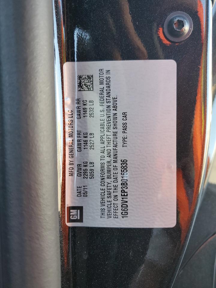 2011 Cadillac Cts-V VIN: 1G6DV1EP3B0165836 Lot: 65097825