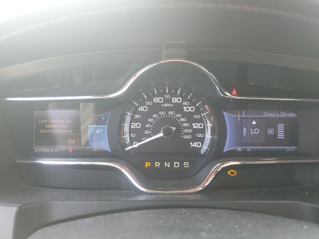 1LNHL9DK9DG603743 2013 Lincoln Mks