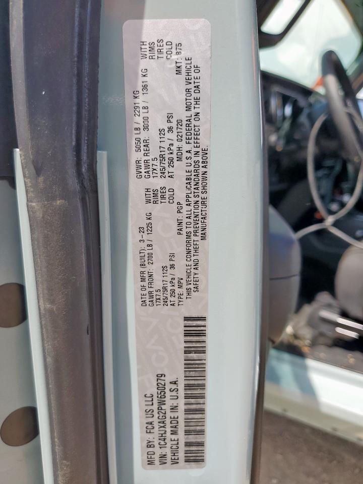 2023 Jeep Wrangler Sport VIN: 1C4HJXAG2PW650279 Lot: 65038835