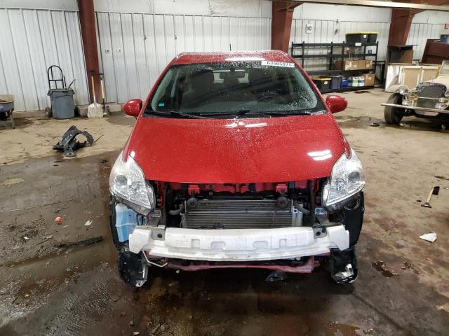 TOYOTA PRIUS 2014 Czerwony