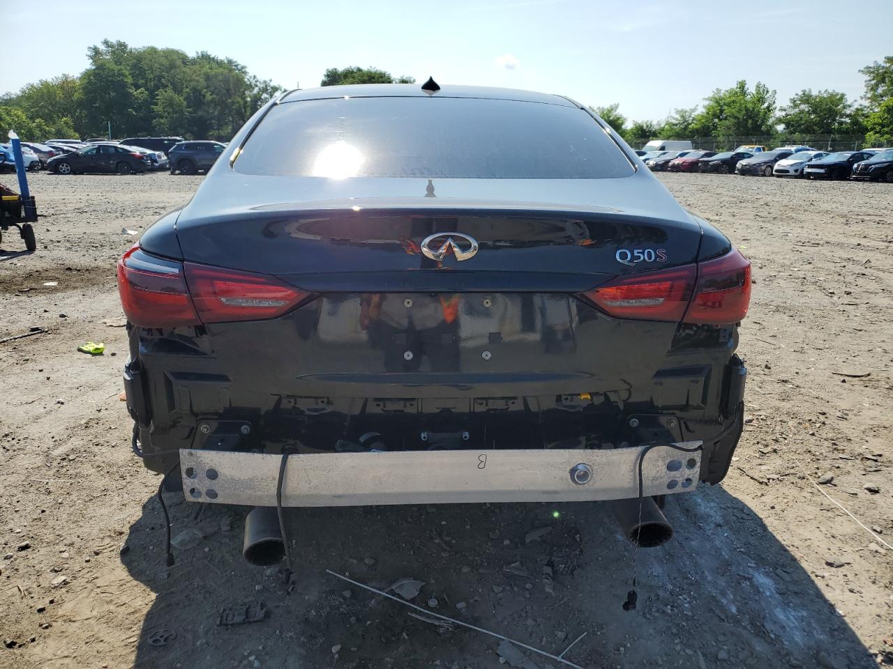 2021 Infiniti Q50 Red Sport 400 VIN: JN1FV7DP8MM850603 Lot: 66805535