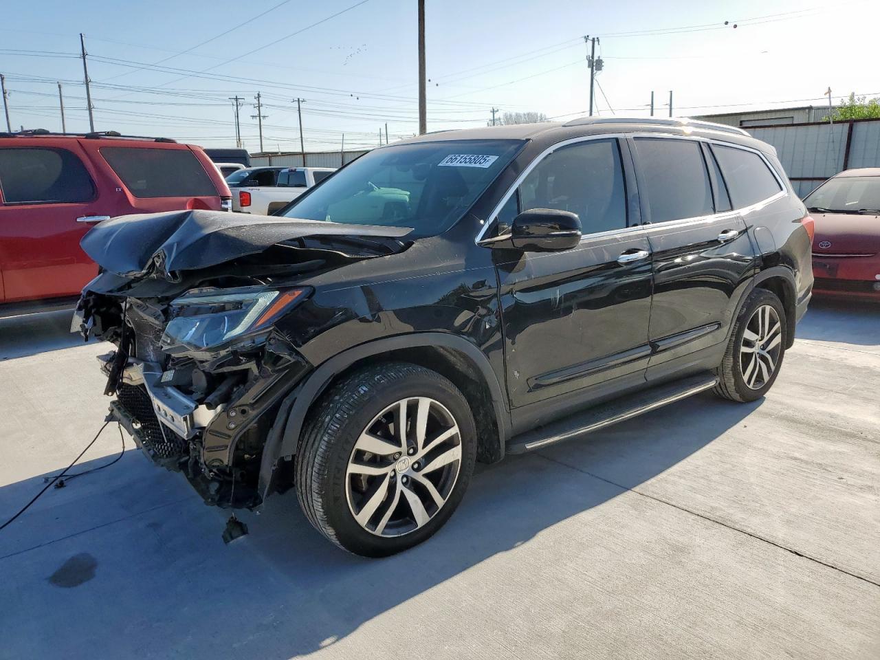 2017 Honda Pilot Elite black null gas 5FNYF6H00HB058907 photo #1