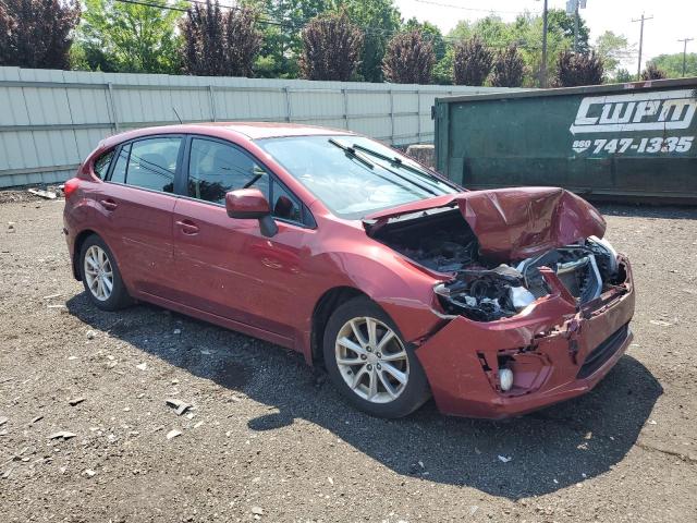  SUBARU IMPREZA 2013 Czerwony