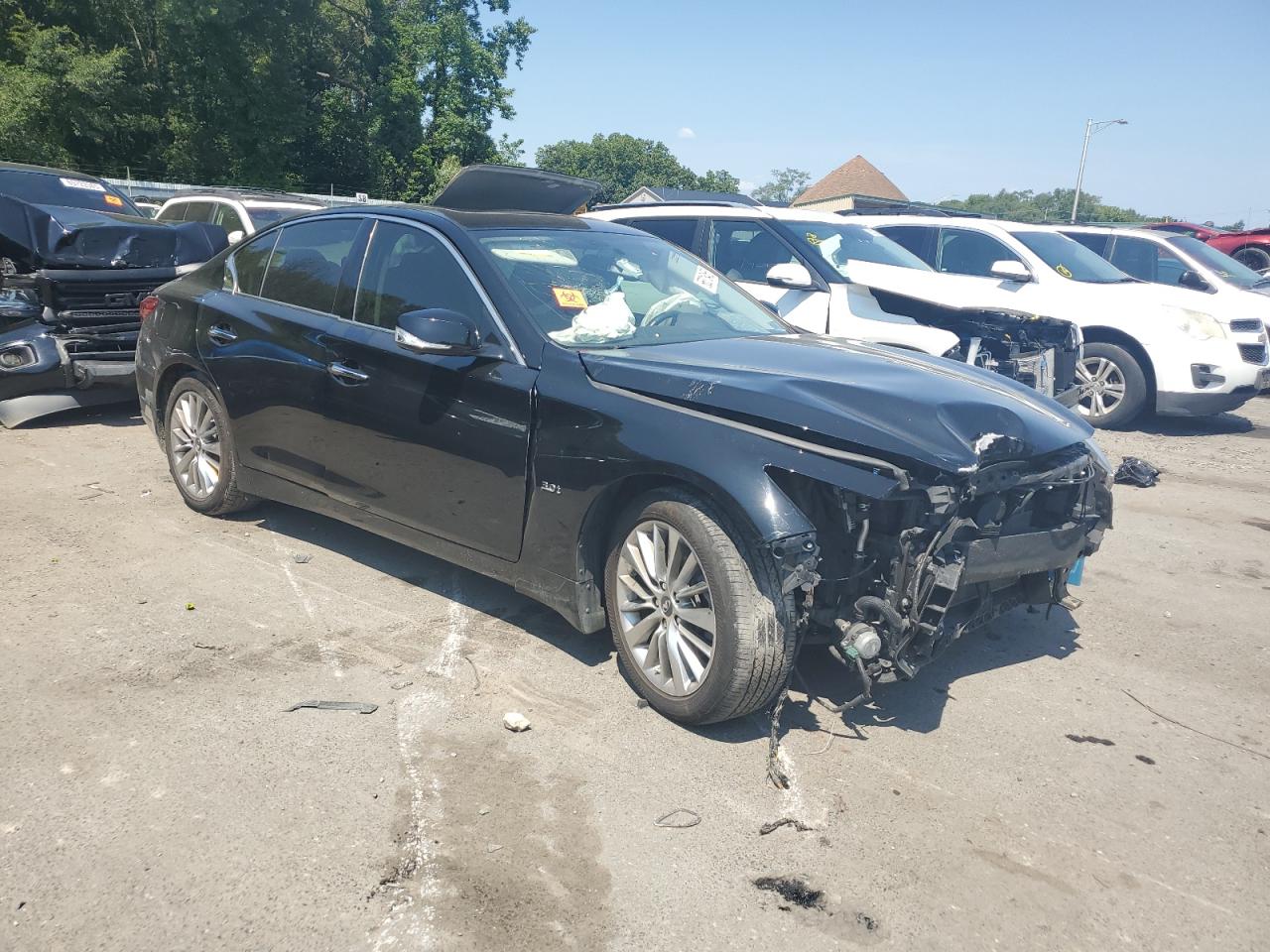 2018 Infiniti Q50 Luxe VIN: JN1EV7AR0JM434462 Lot: 66318465