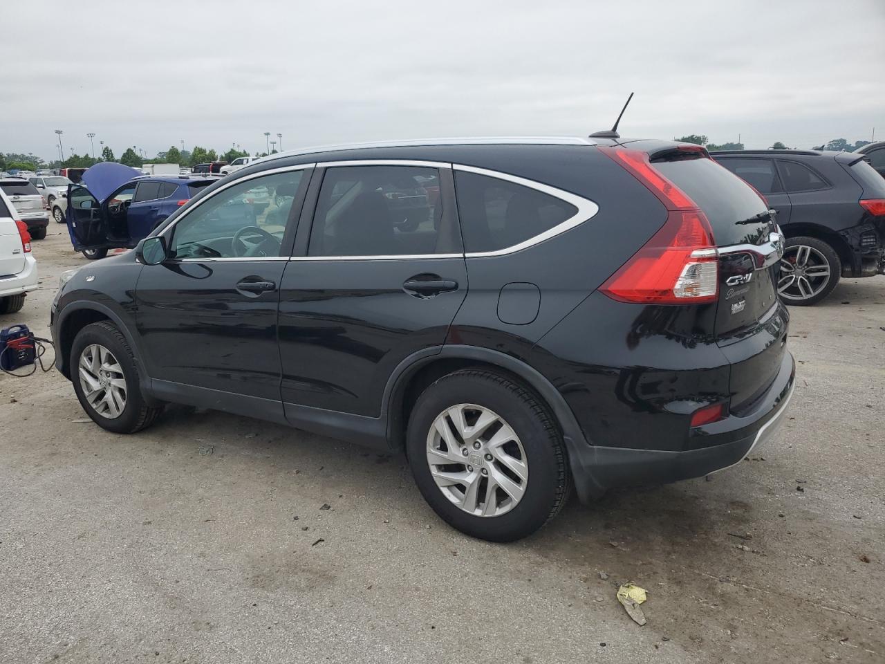 2015 Honda Cr-V Exl black suv gas 2HKRM4H7XFH640684 photo #3
