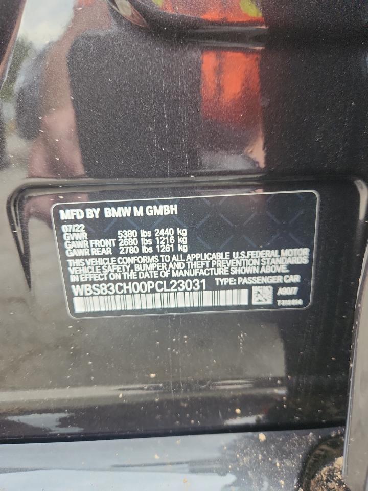 2023 BMW M5 VIN: WBS83CH00PCL23031 Lot: 63948165