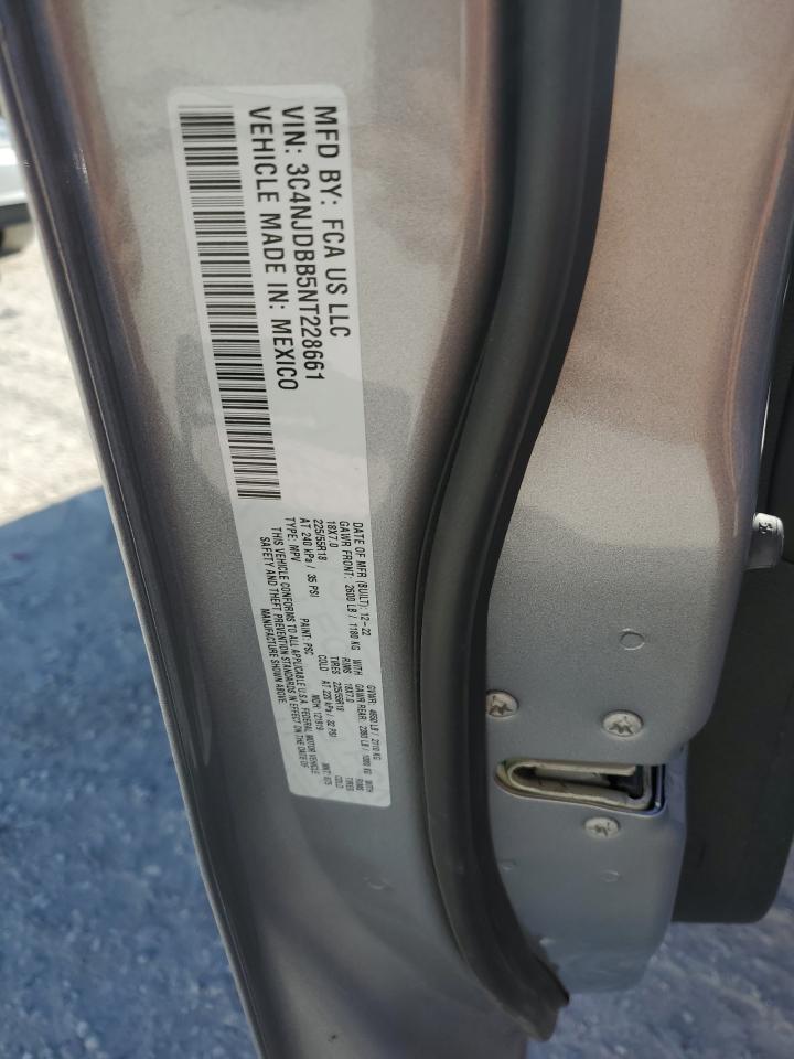 2022 Jeep Compass Latitude VIN: 3C4NJDBB5NT228661 Lot: 66158025