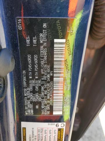 2016 TOYOTA 4RUNNER SR5/SR5 PREMIUM  