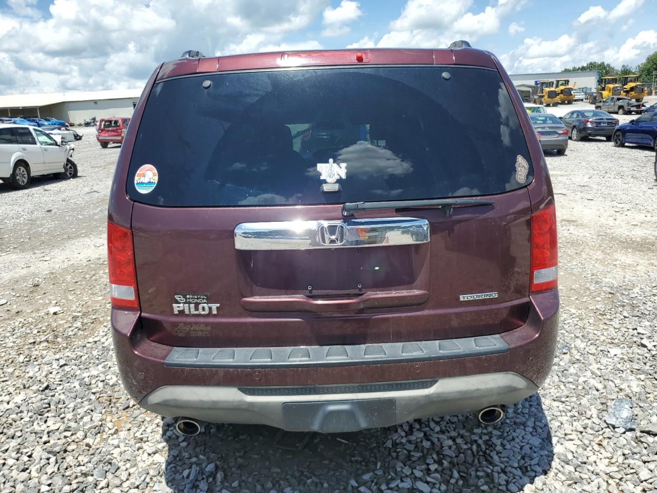 2012 Honda Pilot Touring VIN: 5FNYF3H96CB026811 Lot: 64174215