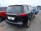 2013 VAUXHALL ZAFIRA TOU for sale at Copart WOLVERHAMPTON