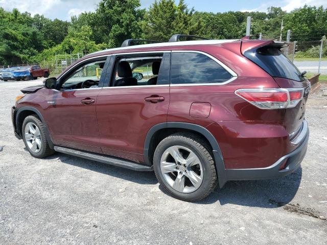  TOYOTA HIGHLANDER 2015 Red