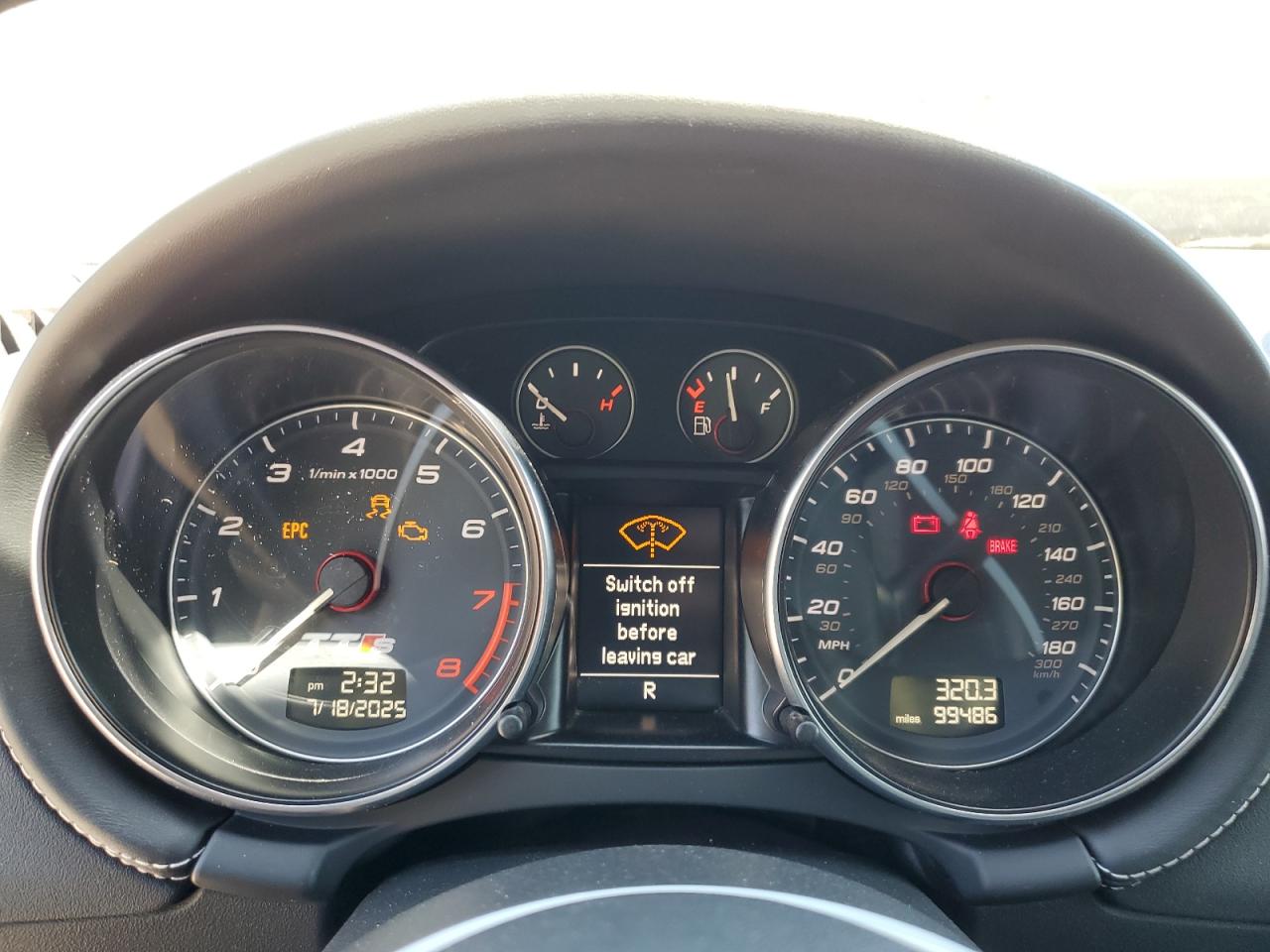 2013 Audi Tts Prestige VIN: TRUK1AFK7D1002659 Lot: 64396925