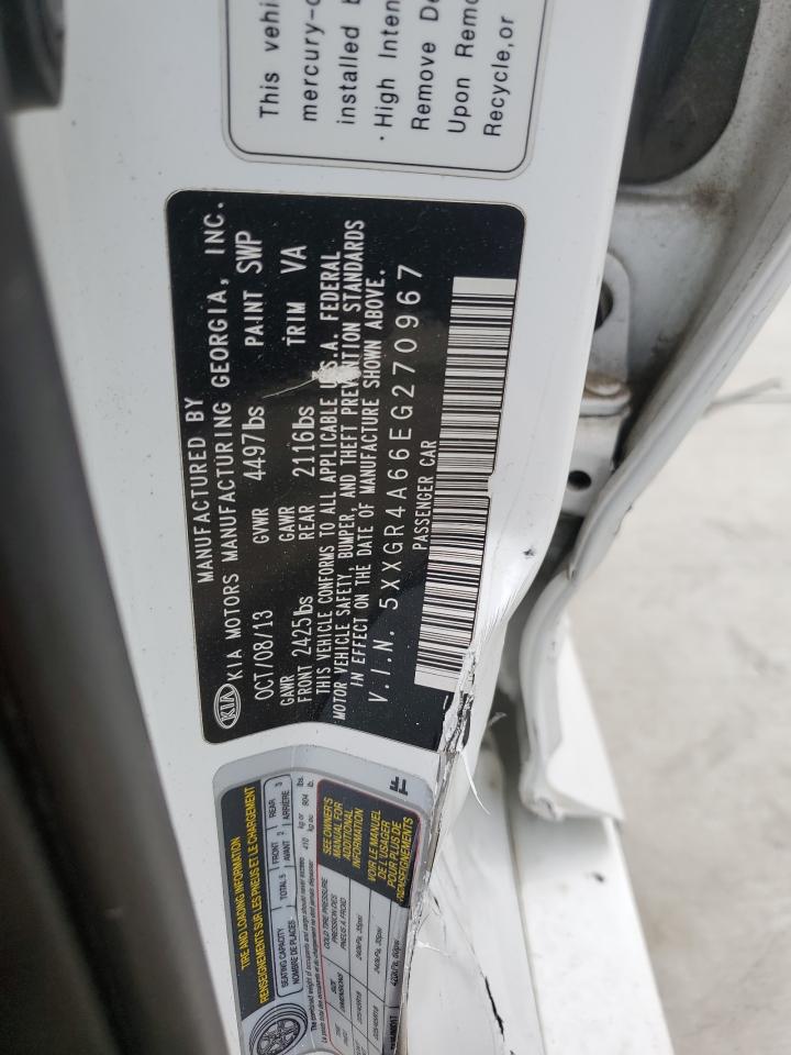2014 Kia Optima Sx VIN: 5XXGR4A66EG270967 Lot: 64312805