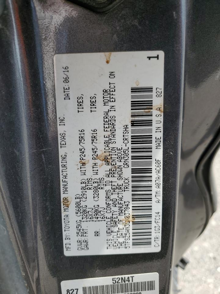 2016 Toyota Tacoma Access Cab VIN: 5TFSZ5AN3GX037843 Lot: 64156795
