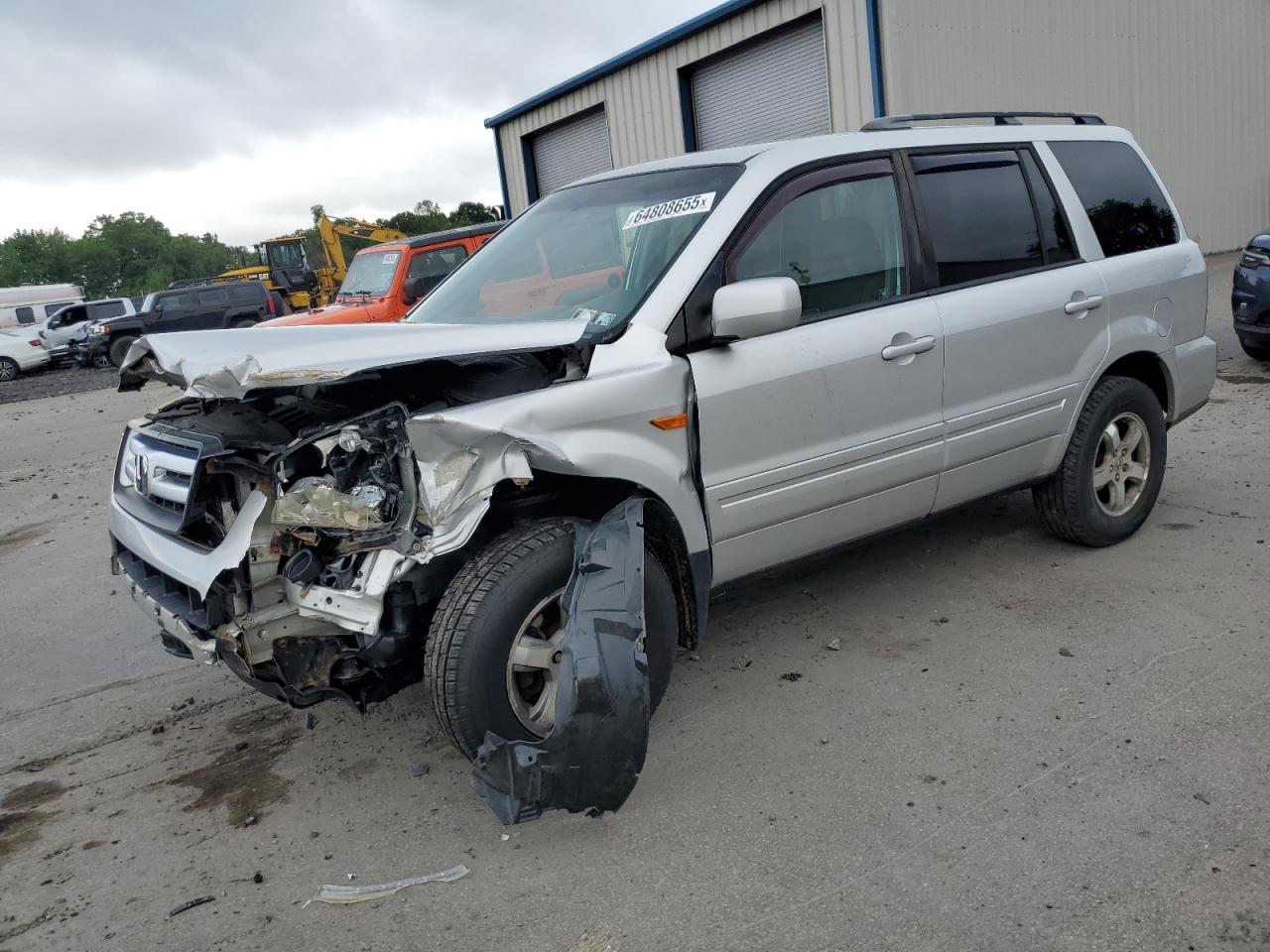 2008 Honda Pilot Ex VIN: 5FNYF18418B020902 Lot: 64808655