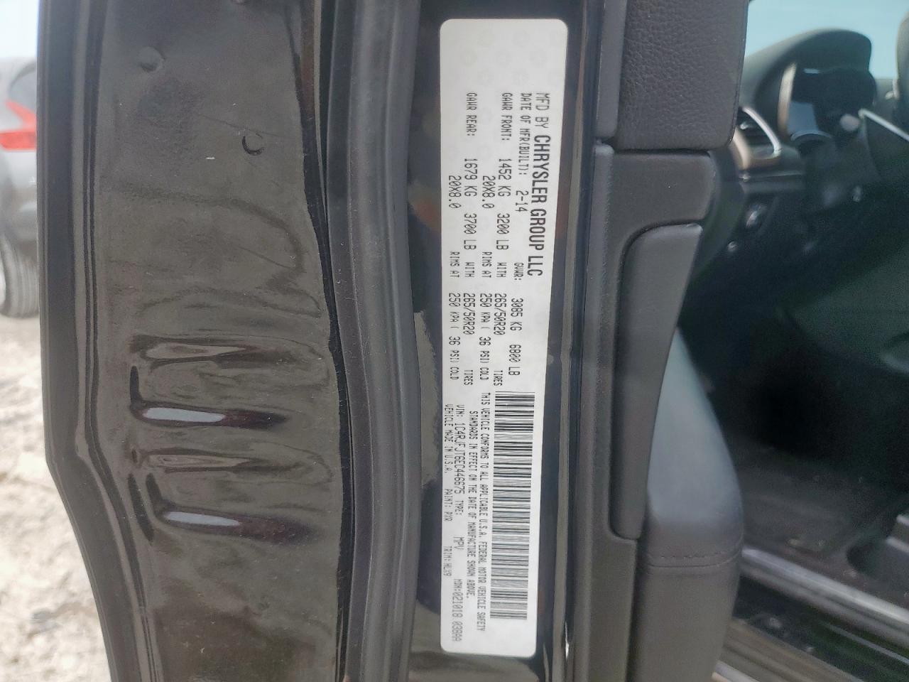 2014 Jeep Grand Cherokee Summit VIN: 1C4RJFJT6EC446675 Lot: 63520205