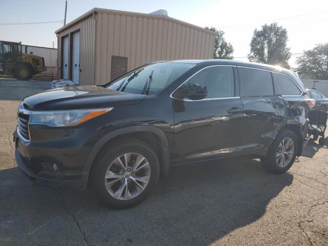  TOYOTA HIGHLANDER 2015 Czarny